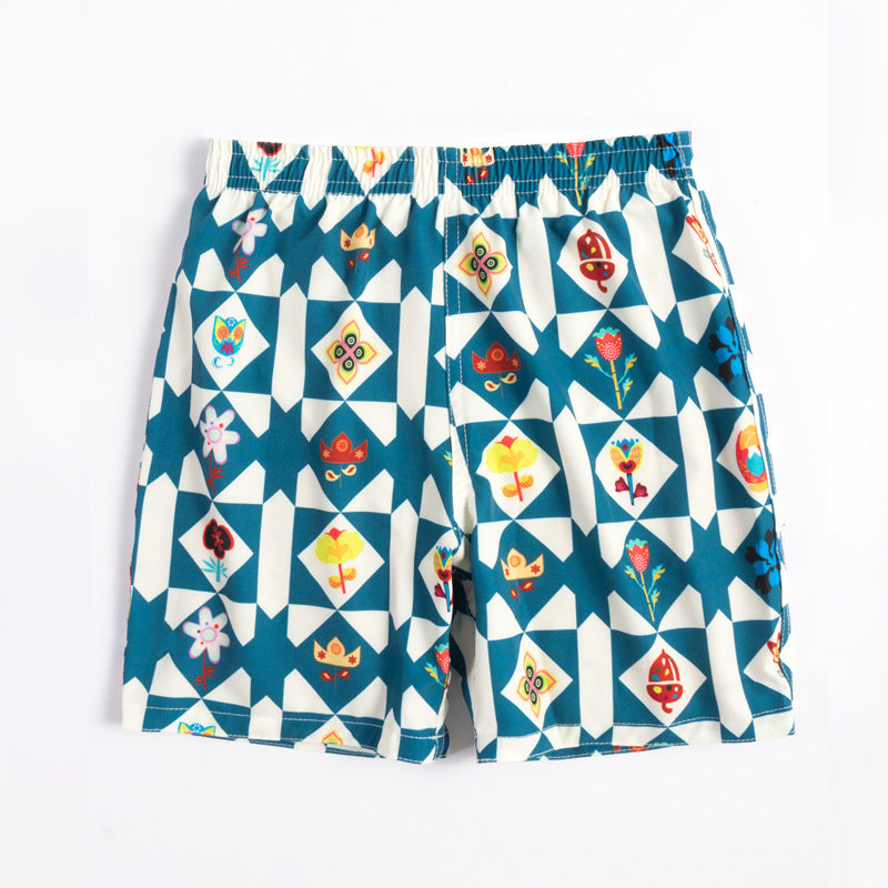 Children's Beach Shorts – Boxer Swimming Trunks