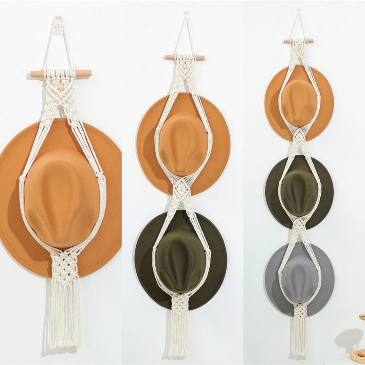 Storage Rack Multi-layer Wall-mounted Clip-on Storage Rack Hanging Cap Tassel Ornaments