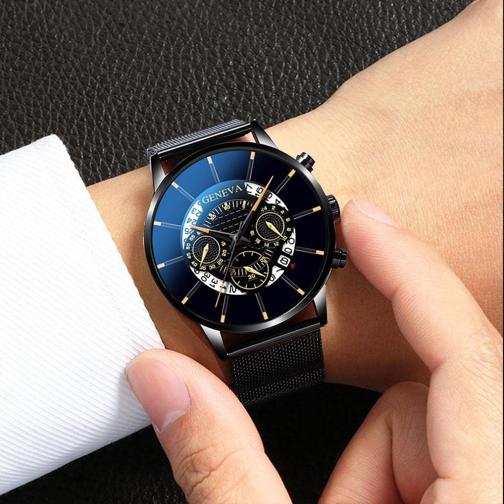 Three Eyes Men's Watch with Calendar