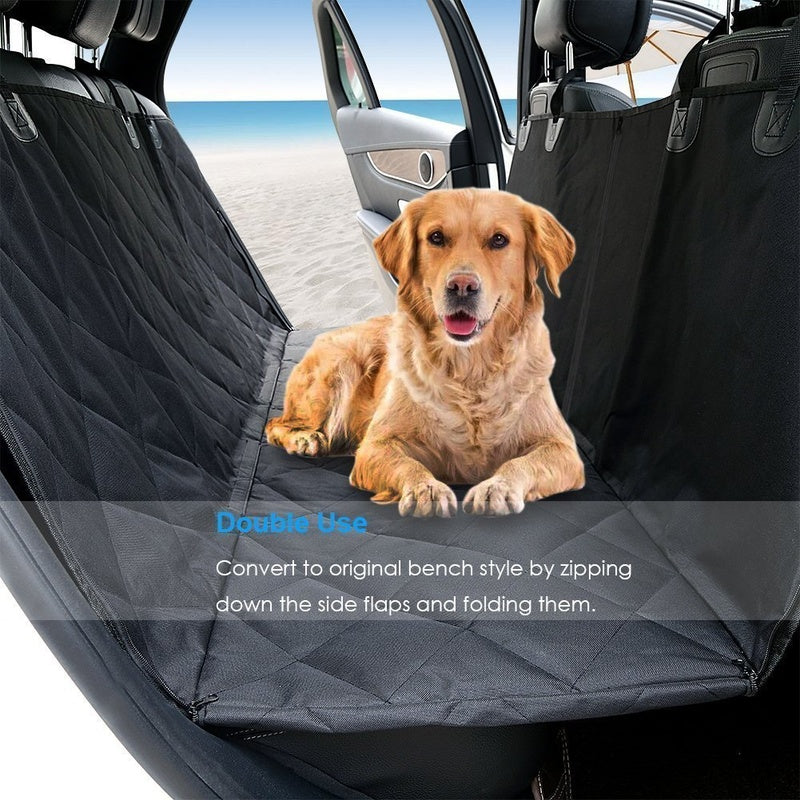 Thick Quilted Waterproof Pet Car Mat – Non-Slip Seat Cover