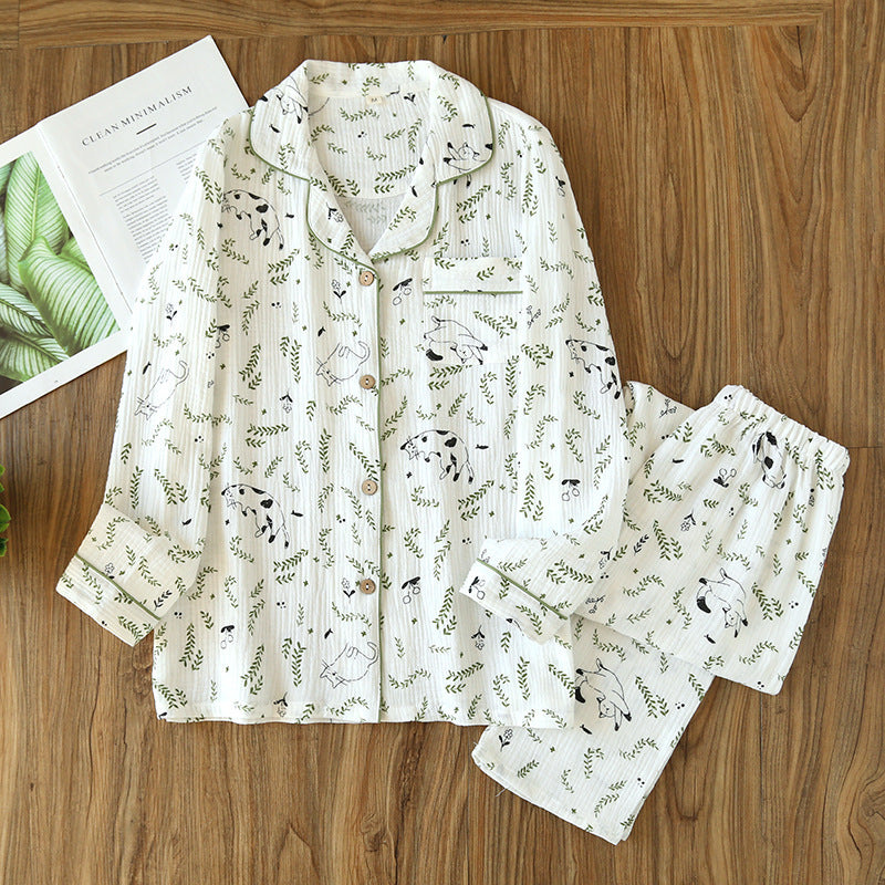 Women's Fashion Cotton Homewear Suit