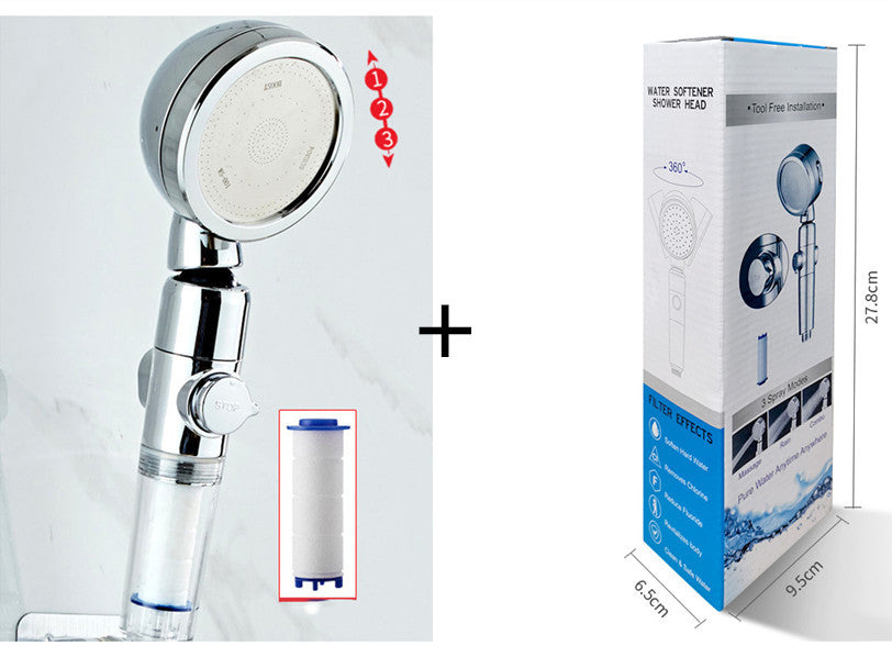 Handheld Filter Shower Head – High-Pressure Water Purifying Nozzle