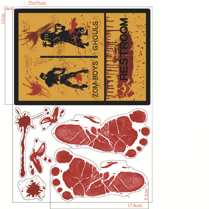 Halloween Wall Stickers – Removable Spooky Decorations for Home and Party Decor