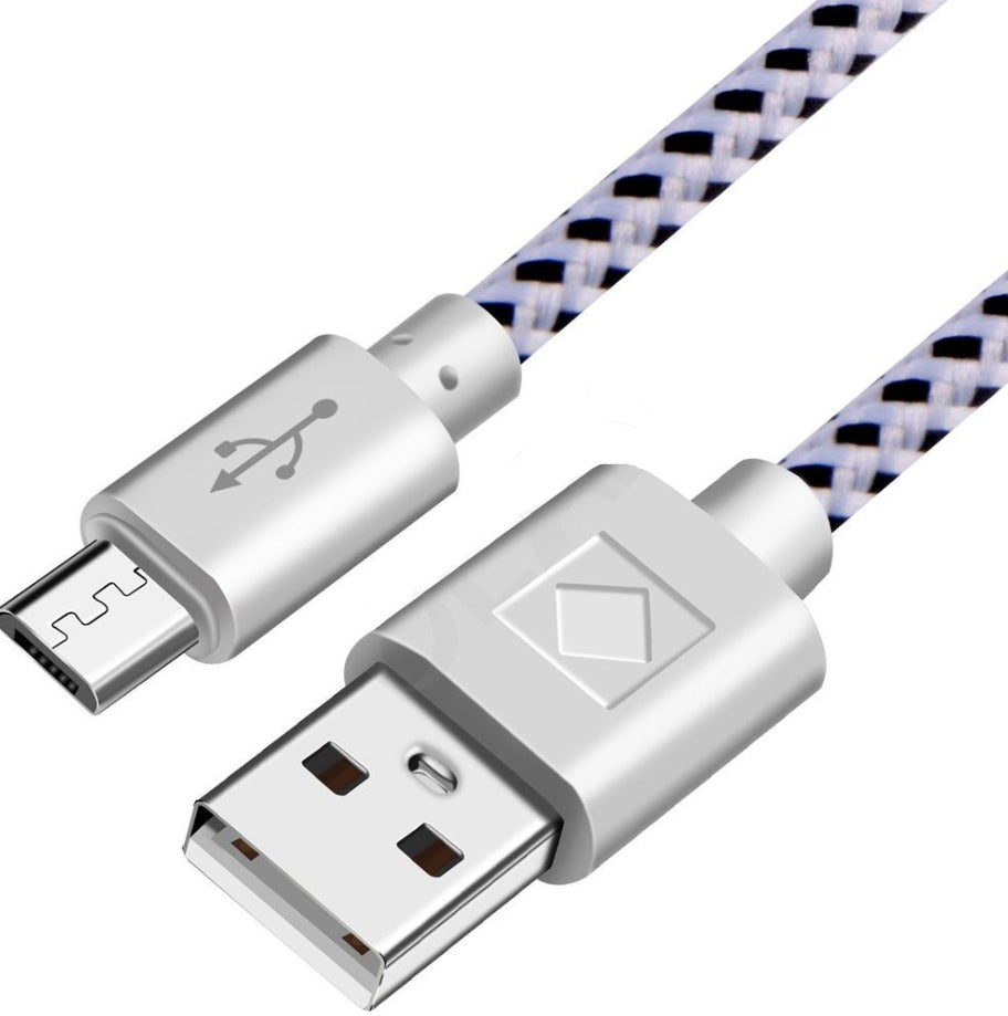 Woven Nylon Charging & Data Cable – Durable & Tangle-Free