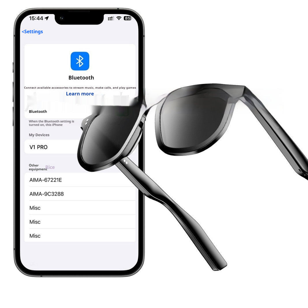 AI Smart Wireless Bluetooth Audio Sunglasses