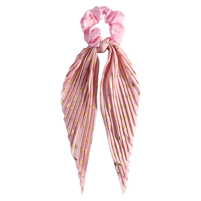 Silk Floral Head Rope Elastic Hair Band For Women Gift