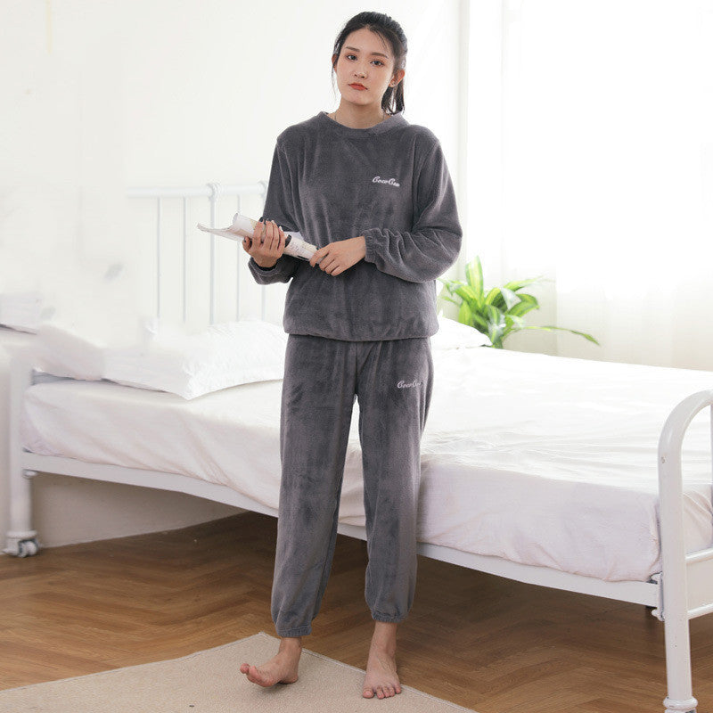 Autumn And Winter Fairy Warm Suit Japanese Flannel Pajamas Suit