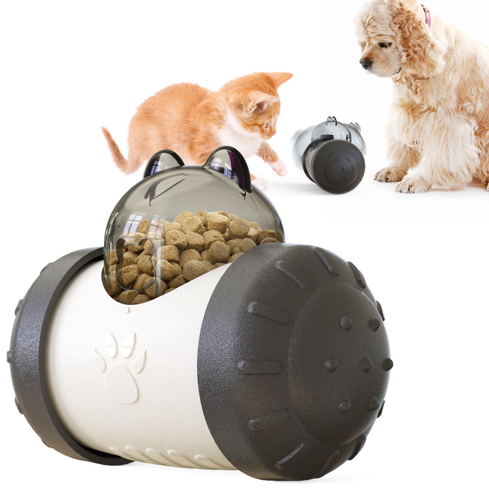 Interactive Treat Dispensing Tumbler Toy for Cats and Dogs