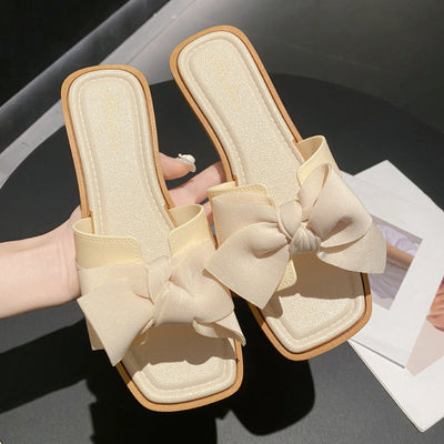 Women's Korean Style Flat Sandals PVC Non Slip Soft Bottom