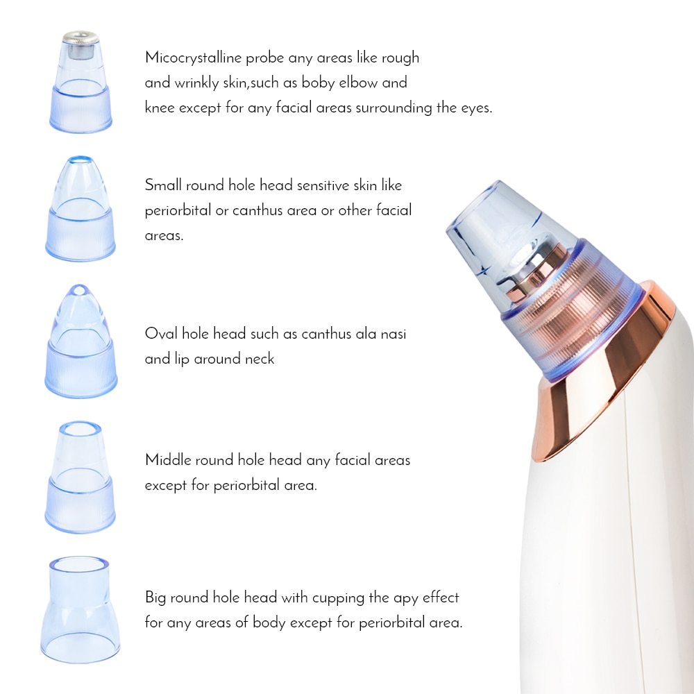 Electric Blackhead Remover – Pore Vacuum Cleaner Acne Extractor Tool