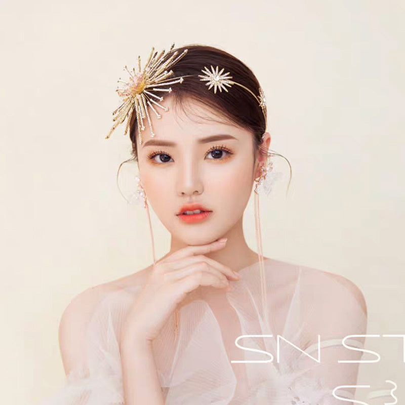 Sparkling Bridal Rhinestone Headband Wedding Hair Accessory
