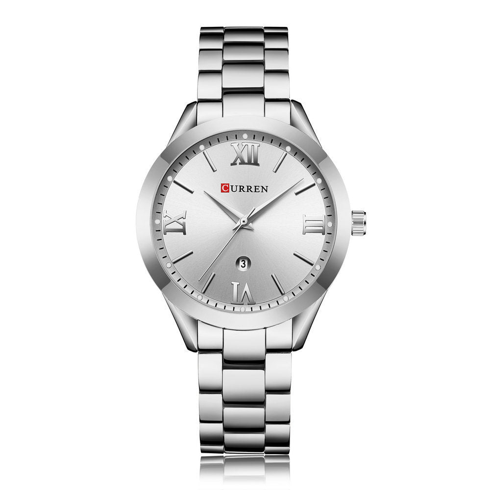 Elegant Rose Gold CURREN 9007 Women’s Quartz Watch with Stainless Steel Bracelet