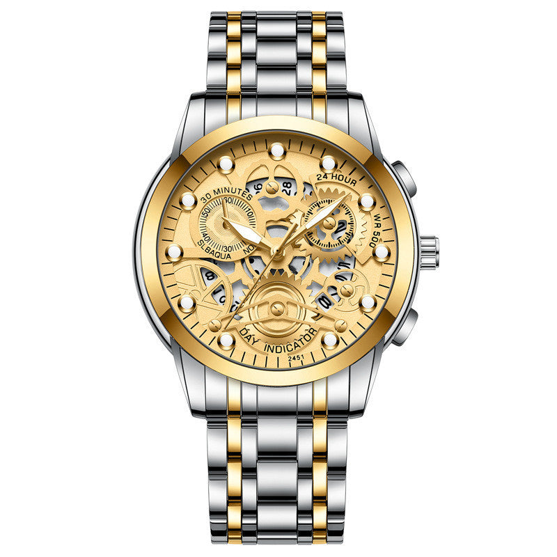 Men's Hollow Non-Mechanical Business Watch