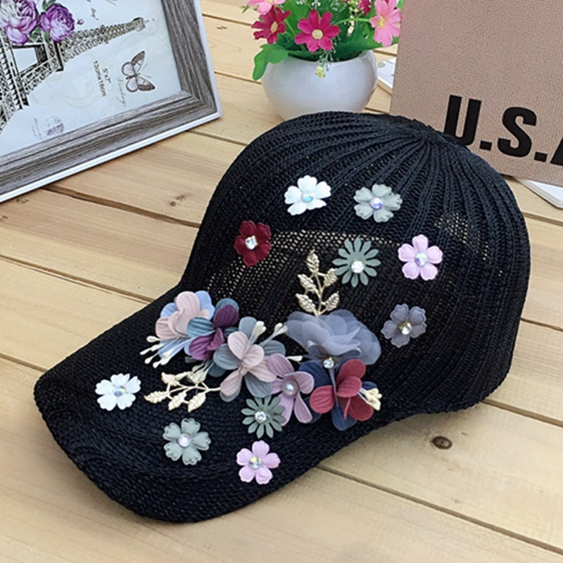 Korean style breathable cap with mesh summer hat