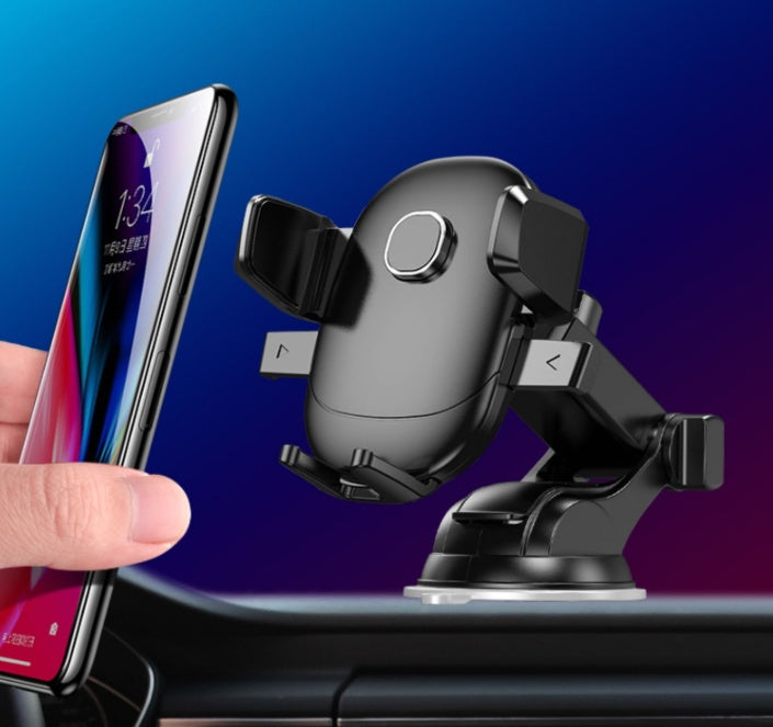 Car Phone Holder with Suction Cup – Secure Mount for Dashboard or Windshield