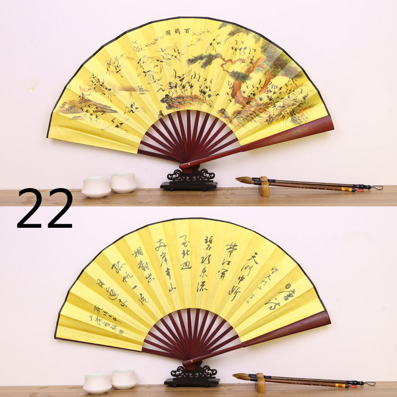Bamboo craft fan