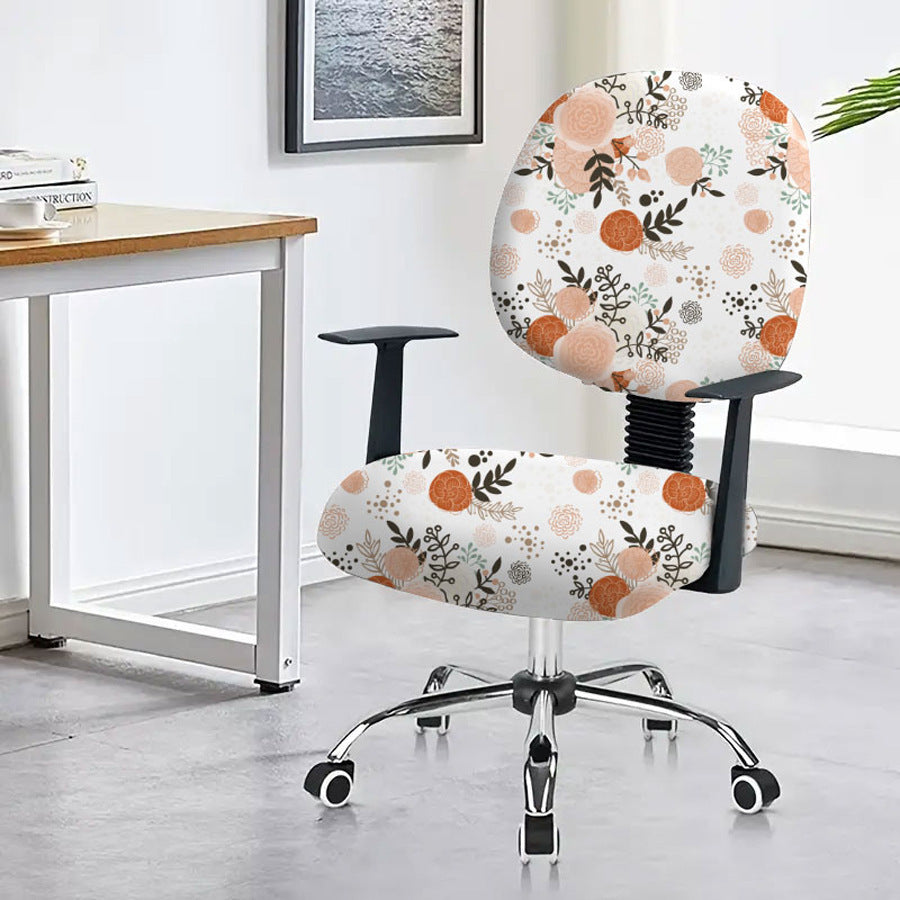 Universal Elastic Polyester Office Computer Chair Armrest Cover