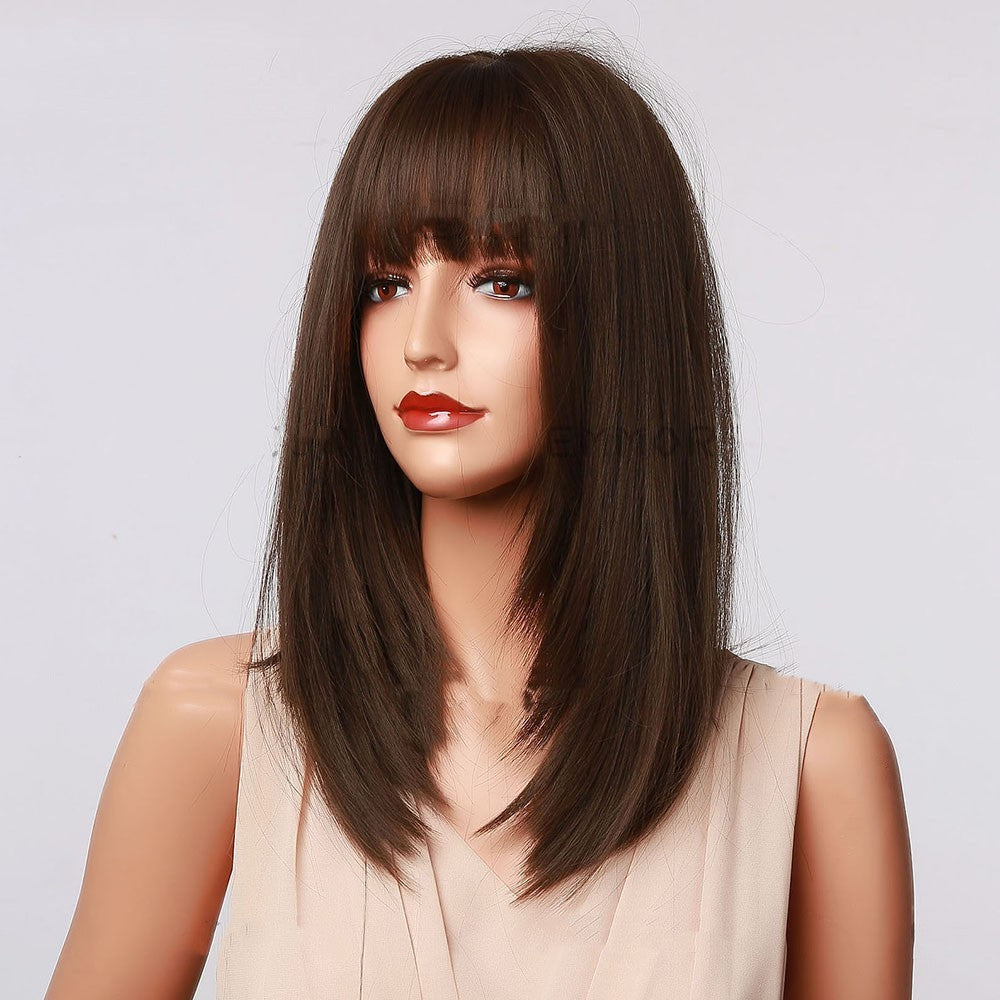 Silk High Temperature Wig for Daily Use Heat Resistant Cap