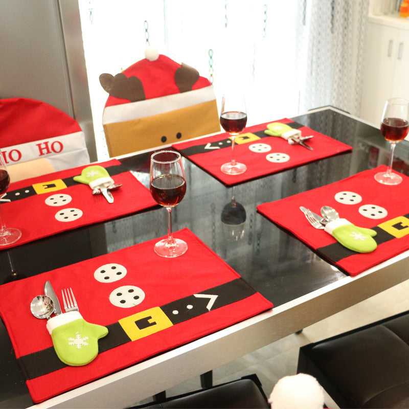 Creative Christmas Table Mat Decoration for Home, Hotel and Dining Room