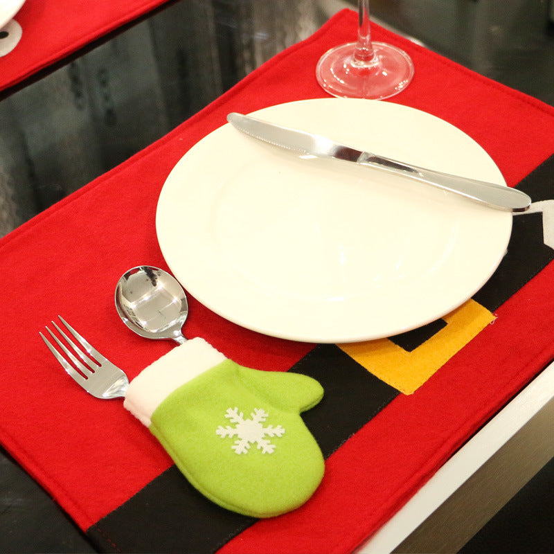Creative Christmas Table Mat Decoration for Home, Hotel and Dining Room