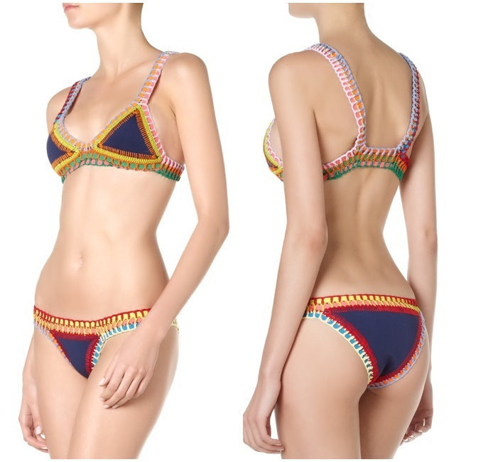Women’s Chlorinated Fiber Bikini Set – Durable Sexy Swimwear