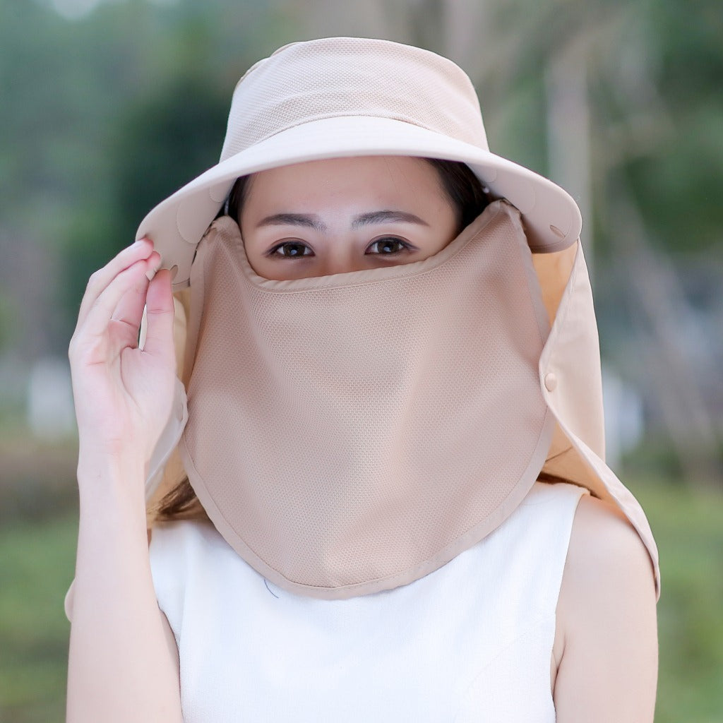 Hat female covering summer UV protection