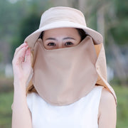 Hat female covering summer UV protection