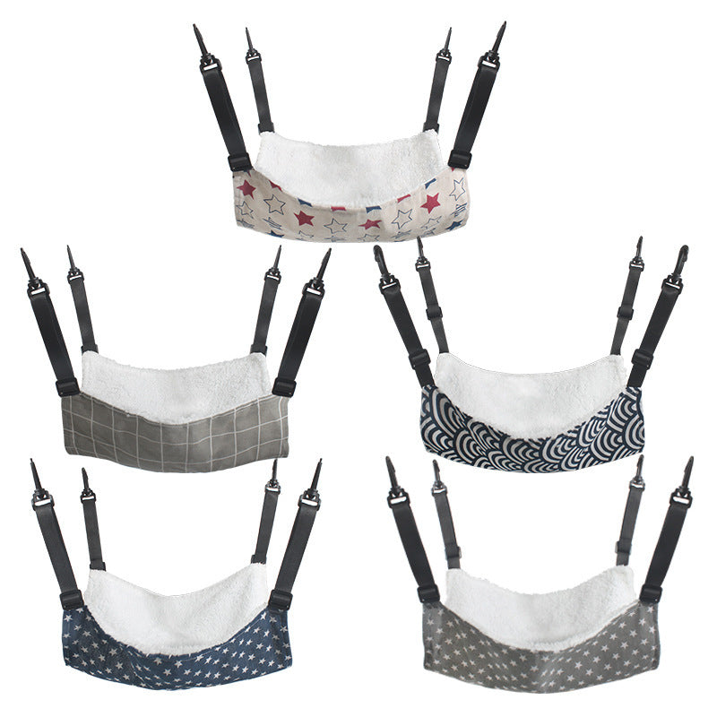 Designer Pet Hammock Cotton Mouse Ferrets Guinea Pig Cat Hanging Bed For Cats Rodents Hammock For Hamster Pets Supplies