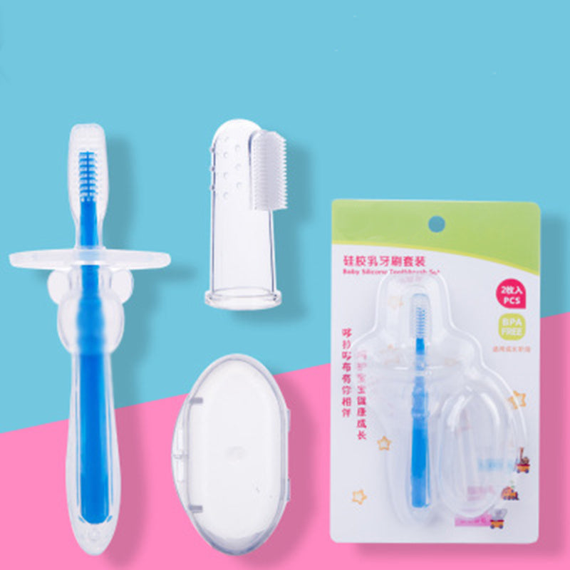 Silicone Baby Toothbrush Teether Unisex Massager Tool