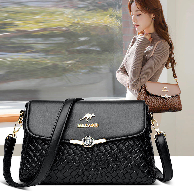 Fashion Lady Mom Large-Capacity Rhombus Crossbody Bag
