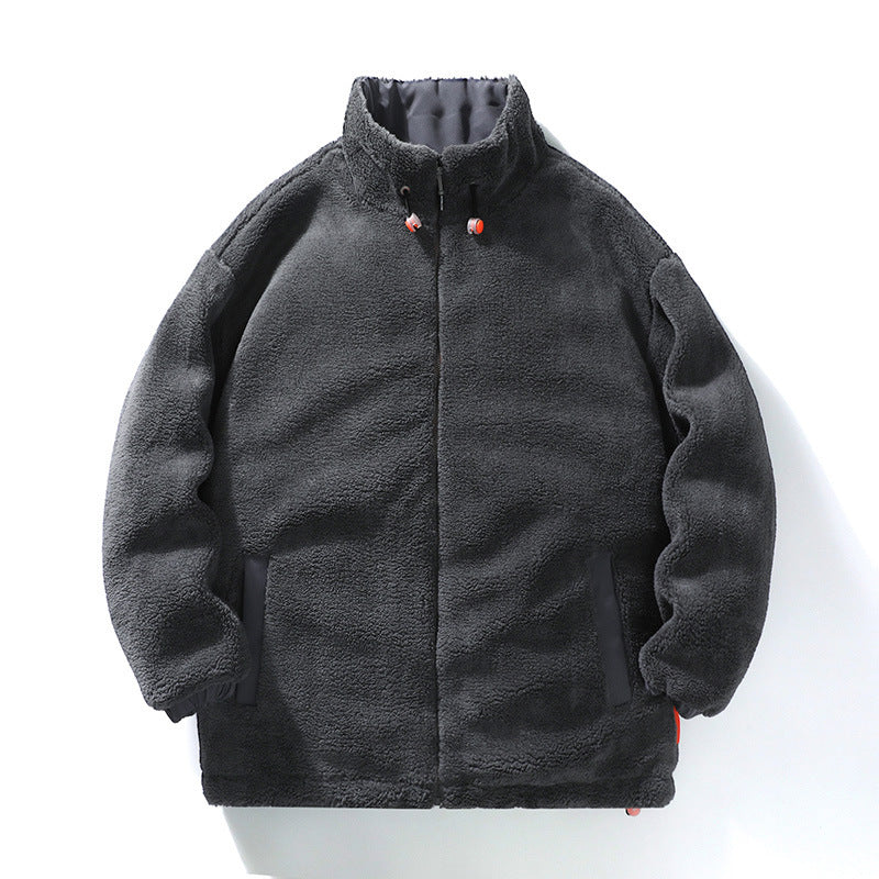 Cashmere Cotton-padded Coat Men's Thickened Warm Winter