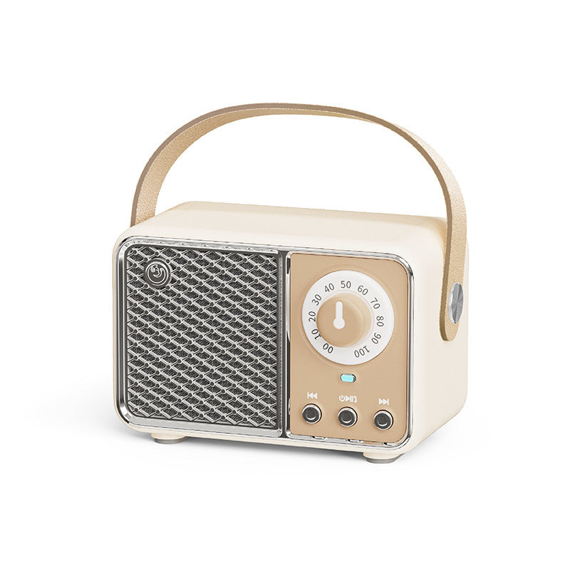Plastic Bluetooth Retro Mini Speaker For Car And Desk