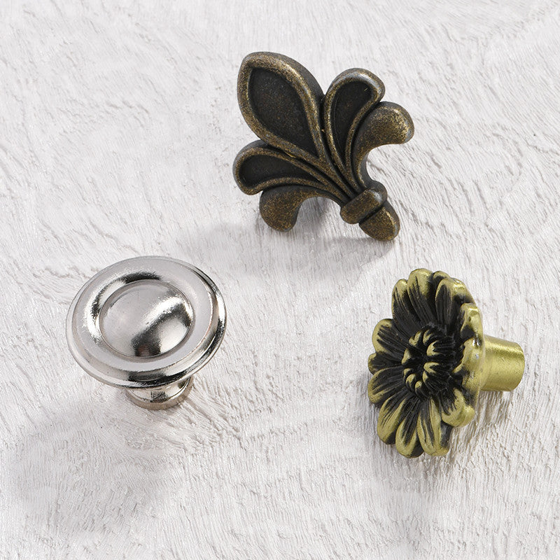 Home Improvement Single Hole Alloy Brushed Drawer Cabinet Handle