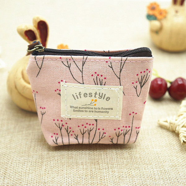 Korean Fashion Zakka Mini Zero Purse – Lovely Cartoon Key & Coin Pouch Wholesale