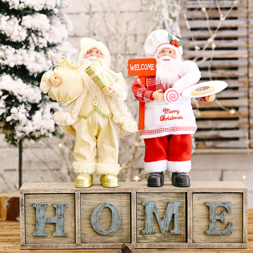 Standing Santa Claus Doll Christmas Decoration