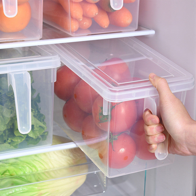 Refrigerator Storage Box – Clear Stackable Fridge Organizer