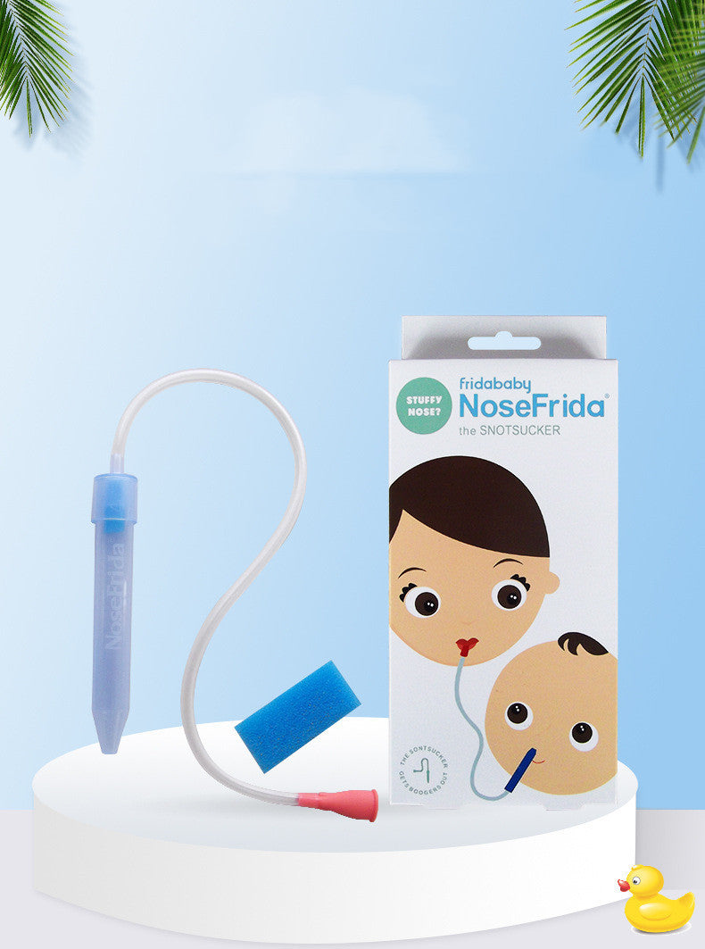 Baby Mouth Suction Nasal Aspirator – Gentle Nose Cleaner with Anti-Backflow Design