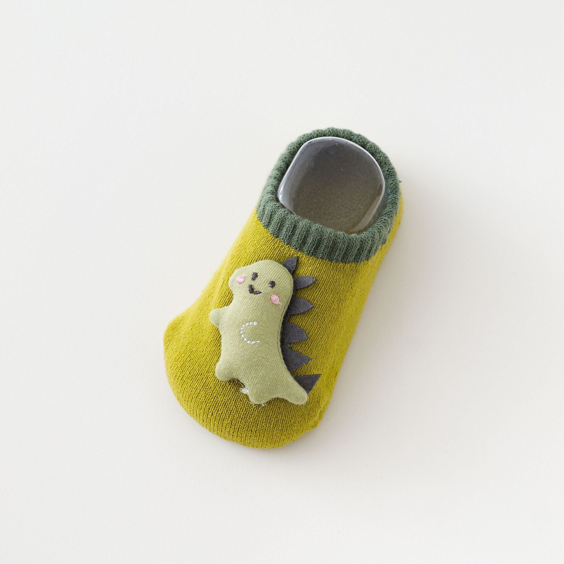Autumn And Winter Terry Warm Baby Toddler Socks Stereo Doll Dinosaur Rabbit Thick Cute Cartoon Floor Socks