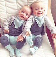 Unisex Kids Cotton Knee Elbow Pads Crawling Socks Set