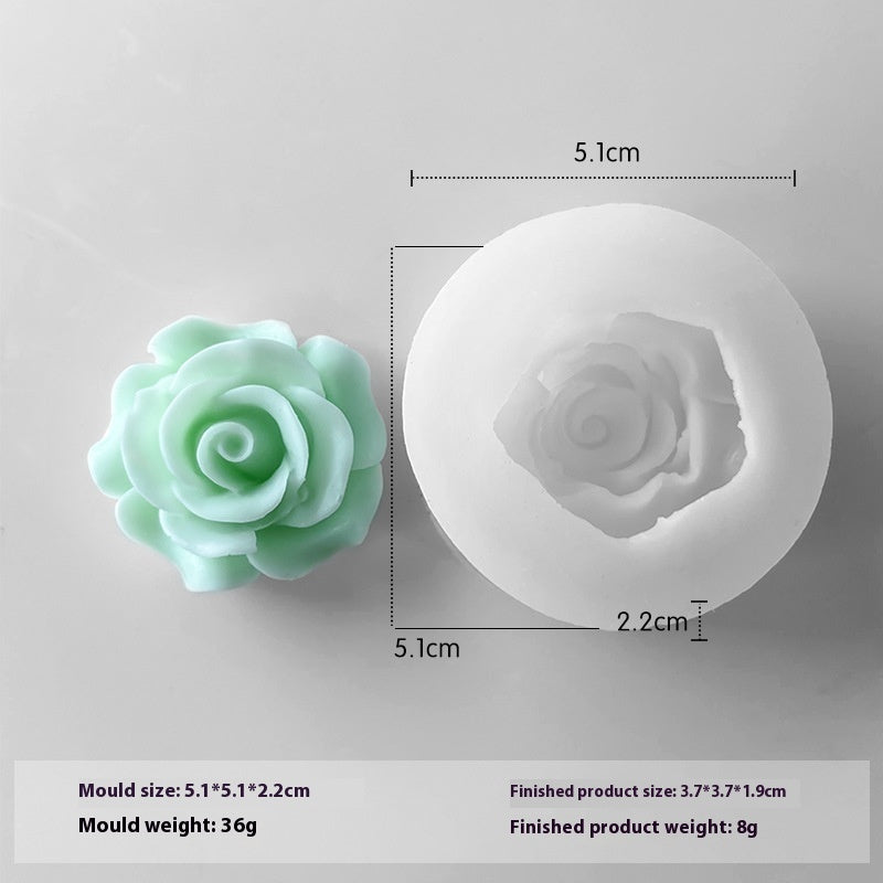 Flower Aromatherapy Candle Silicone Mold DIY