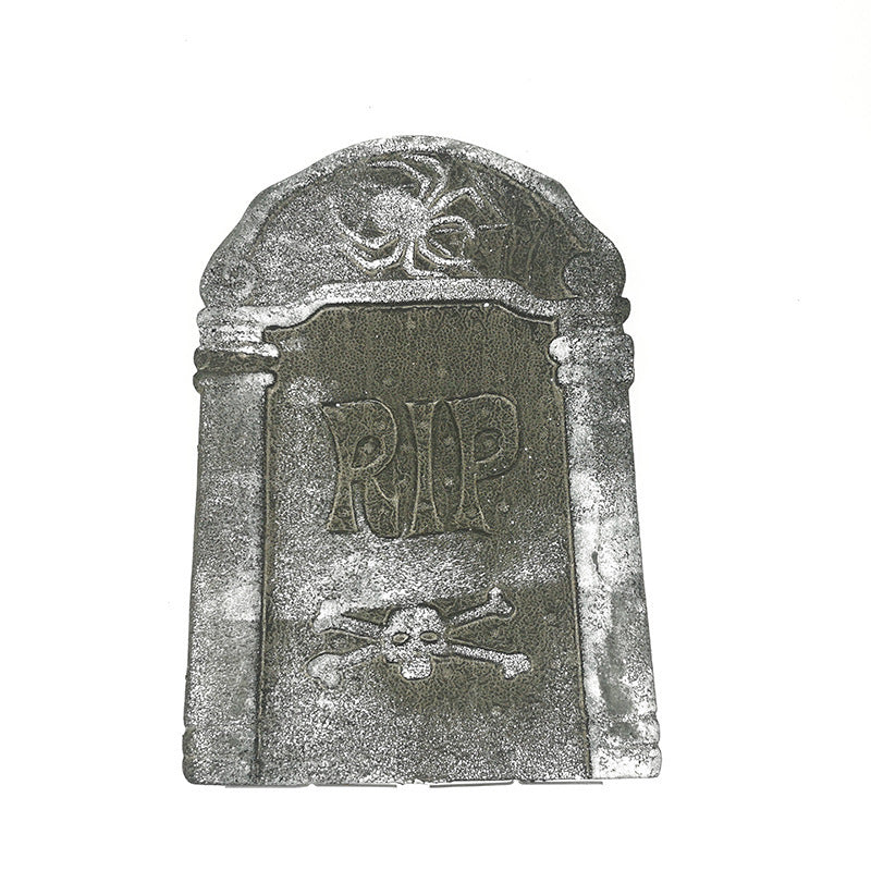 Halloween Bubble Tombstone Decoration – Spooky Ghost Festival Graveyard Prop