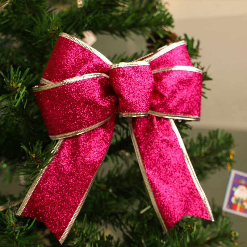 Christmas Tree Ribbon Bows Decorative Straps for Holiday Crafts
