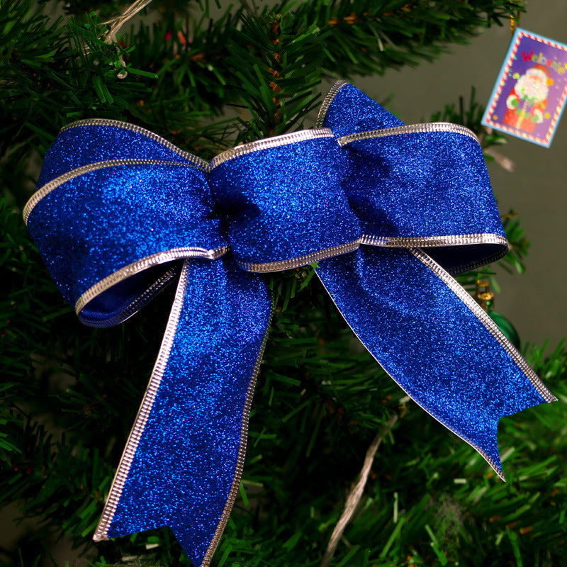 Christmas Tree Ribbon Bows Decorative Straps for Holiday Crafts