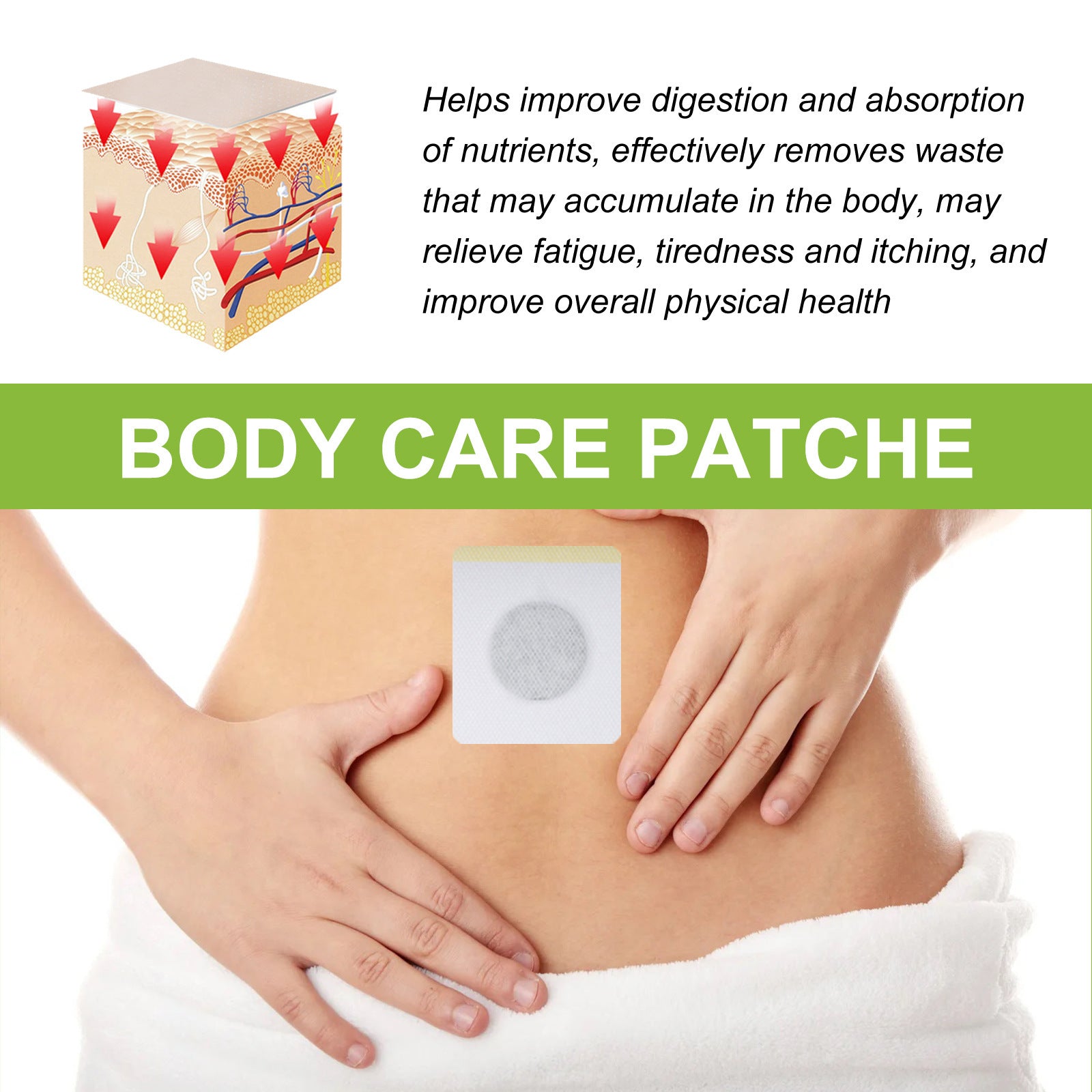 Physical Discomfort Health Care Navel Stickers