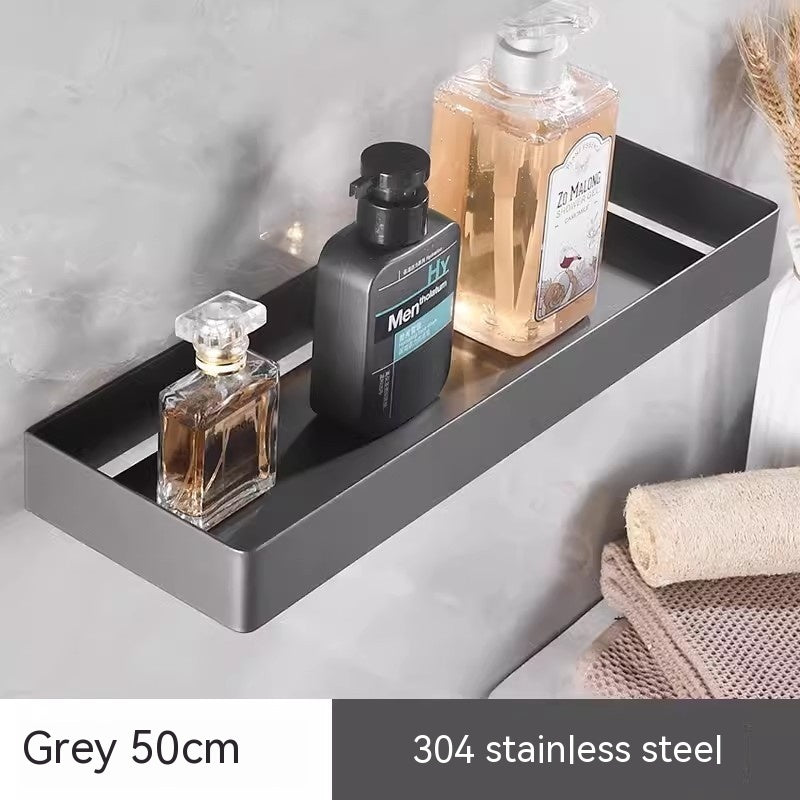 Mirror Front Bathroom Storage Rack – Wall-Mounted Organizer