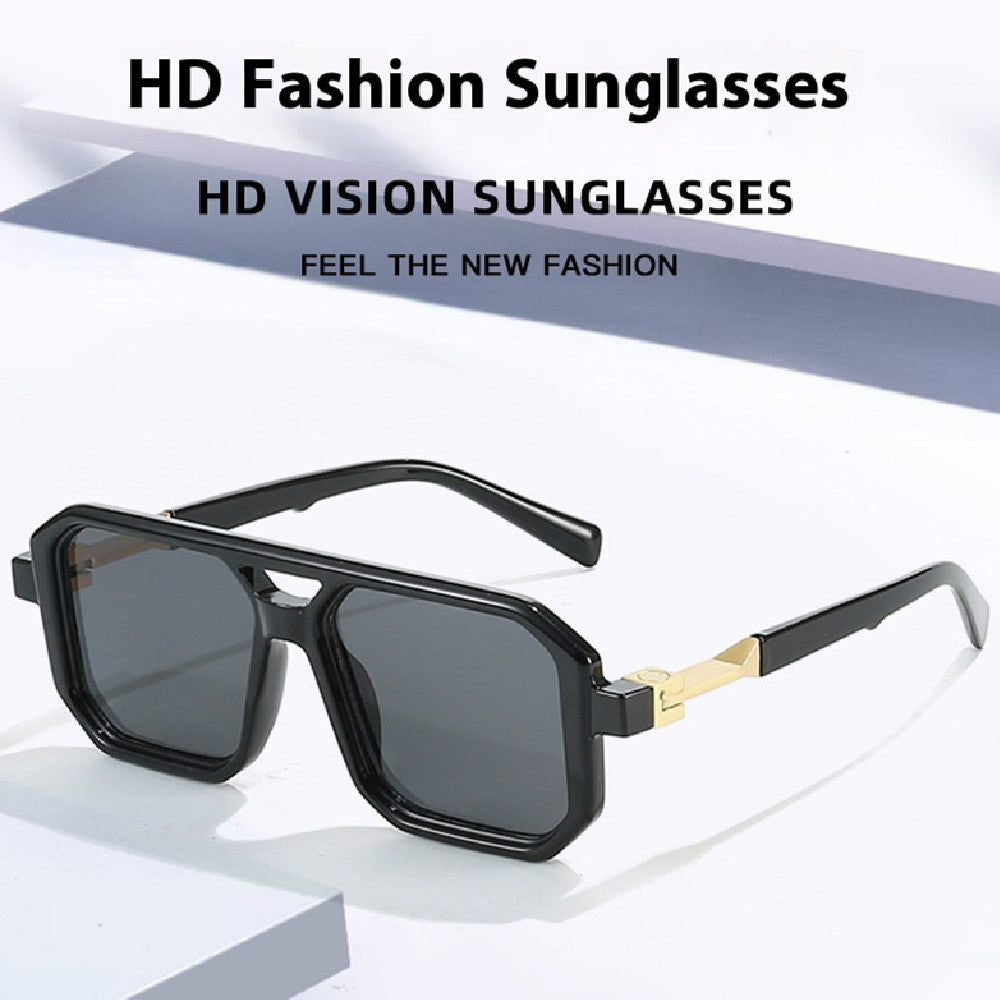 Women's Fashion Brown Sunglasses – Reflective Lenses, Stylish UV Protection