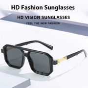 Women's Fashion Brown Sunglasses – Reflective Lenses, Stylish UV Protection