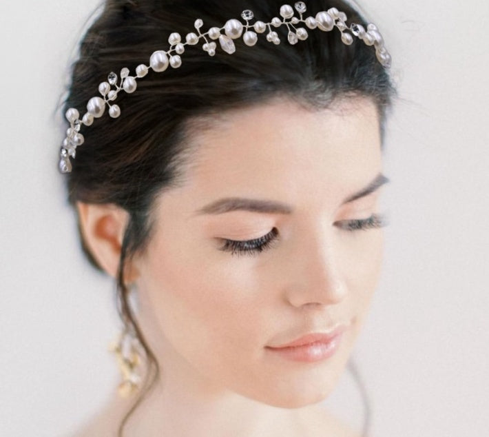 Bridal Headband Wedding Bridesmaid Wreath Headband