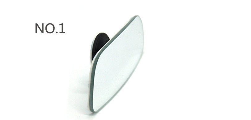 Infinity Car Rearview Mirror with Adjustable Small Round Blind Spot Mirror, Wide-Angle Auxiliary Reflective Lens