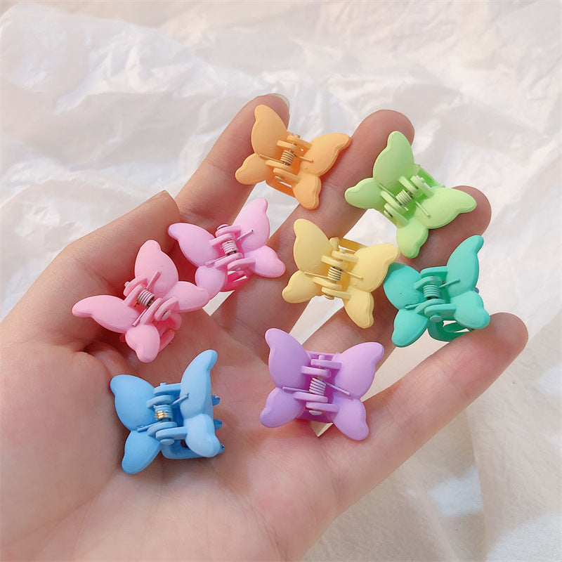 Women's Hair Clip With Frosted Back Of The Head Spoon